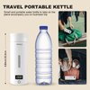 Sekaer Portable Electric Tea Kettle Travel Small Mini Coffee Kettle, with 4 Variable Presets, Personal Hot Water Boiler 304 Stainless Steel with Auto Shut-Off & Boil Dry Protection, SY-618A