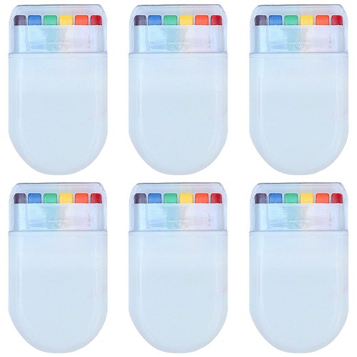 HaiMay 6 Pieces Rainbow Face and Body Painting Pride Rainbow Colors Body Paint Face Paint Makeup Rainbow Stripe Crayon for Gays Pride Day