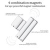 YECIRALA 5pcs Nail Art Cat Eye Magnet For Nails Art Big Cylindrical And 4 Pcs Mini Magnet Combination Set For Cat Eye Gel Nail Polish Magnet Grandient Designs Tool Magnetic Nail Art Magnets Tool