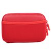 Nylon Hard Shell James Diabetes Compact Case for Glucose Meter Test Strips Lancing Device. (Red)