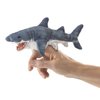 Mini Shark Finger Puppet, Gray, One Size