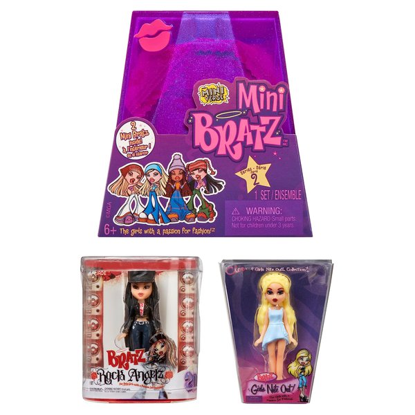 MGA's Miniverse Mini Bratz Series 2 Collectible Figures, 2 Mini Bratz in Each Pack, Blind Packaging Doubles as Display, Y2K Nostalgia, Collectors Ages 6 7 8 9 10+