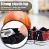 SATINIOR 2 Pairs Black Bowling Shoe Covers Non-Slip Bowling Shoe Covers Shoe Protector Covers for Bowling Adults (L)