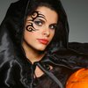 10-Pack Tribal Face Tattoo Temporary Stickers for Halloween, 3.7 x 3.7 Inch Black Tribal Temporary Tattoos for Men, Women and Kids