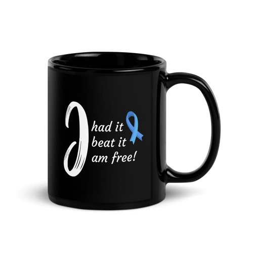 Teegarb Letter Blanket Black Coffee Mug 11 oz Ceramic Novelty Gland Urinary Bladder Malignancy Acknowledgement Hilarious Male Organ