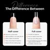 modelones Short Square Nail Tips, Pre-shaped Gel x Nail Tips Full Cover Fake Nails Soft Gel Acrylic Nail Tips Nail Extension False Gel x Nail Kit 216PCS 12Sizes