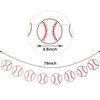 Boao 4 Pieces Baseball Banner Baseball Paper Garland Baseball Party Decorations Baseball Bunting Decor Sports Birthday Baby Shower Party Supplies