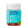 OLLY Kids Chillax Gummy, For a Calm and Relaxed Mood*, Magnesium, L-Theanine, Lemon Balm Extract, Chewable Supplement, Sherbet Flavored, 25 Day Supply - 50 Count (Packaging May Vary)