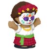 Replacement Part for Little People Collectible Set Dia de Muertos Figures - HMC00 ~ Replacement Girl Figure ~ in Traditional Dress and Calavera Face Paint