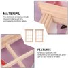 DOITOOL 2PCS Dollhouse Windows 1 12 Scale Wooden Dollhouse Window Frame, Dollhouse Furniture Miniature Window Frames for 1 12 Doll House Furniture Accessories