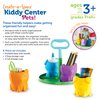 Learning Resources Create-a-Space Kiddy Center Pets - 6 Pieces Kids Art Supplies Organizer, Storage Caddy for Kids, Crayon Organizer