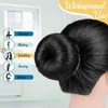 FANDAMEI 20PCS Hair Nets Invisible and 40PCS U Shaped Hair Pins Set, 20PCS 50cm Hair Nets for Bun Black Elastic Edge Mesh and 40pcs Hair Bun Pins for Women, girls, Ballet Bun Maker Dance (Black)