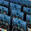 24 Pack Gamer Party Favor Bags Video Game Party Supplies Theme Candy Goodie Bag Game on Party Bags with Stickers for Kids Birthday Party Decorations, 8.66 x 5.12 x 3.15 Inches