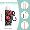 HEYSKAY 6PCS Lip Balm Holder Sleeves Keychain Compact Clip On Lipstick Holder Chapstick Holder Lip Gloss Holder Keychain Chapstick Elastic Sleeves