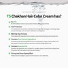 【 Pack of 2 】 TS Chakhan Hair Color Cream, Permanent Hair Dye for Grey Coverage, PPD free, Ammonia Free (No7. Light Brown)