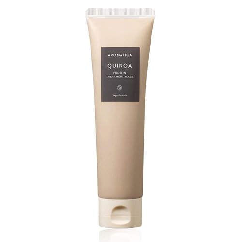 AROMATICA Quinoa Protein Hair Treatment 5.41oz / 160ml, Silicone free, Sulfate Free/Nourish, Moisturizes, and Adds Shine
