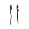 Myhsmooth Zz-bg-moon 2 Count Hair Sticks Natural Black Sandalwood(ebony) Handmade Carved Hair Clip Shawl Hair Pins Pack of 2 Pcs :Hold the Moon