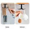 Aosome Under Cabinet Utensil Holder Hanger Hook for Kitchen and Bathroom 2 Pack