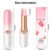 BINGBRUSH Peach Color Changing Lipstick Queen,Moisturizer Long Lasting Lip Care Lip Balm Magic Lip Gloss Lip Tint Stain Glossly Makeup Lipstick Set for Women (1pc Peach)
