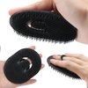 12pcs Palm Brush for Men, Segbeauty Portable Hair Brushes Plastic Beard Comb Shampoo Brushes Pocket Comb Scalp Massage Brush for Travel