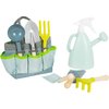 small foot Garden Bag with Garden Tools Made of Wood and Metal, Garden Toy for Children from 3 Years, 12388