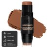 Nudestix Nudies Matte Cream Bronzer 3-in-1 All Over Face Colour for Face, Eyes, and Lips w/Blending Brush (Manilla)
