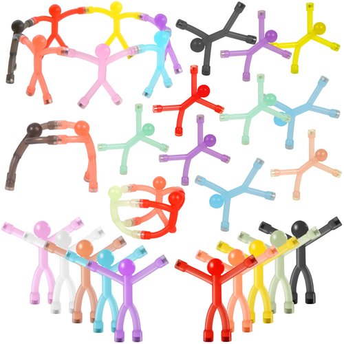 30 Pcs Magnets-Toys-Magnetic-Toys-Men-People, Colorful, Kids Travel Toys, for Refrigerator Magnets, Office, Whiteboard Decoration, Valentines Day Gifts for Kids Classroom