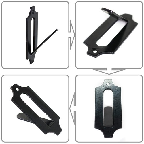 Veradura - 5 Pack Of European Skull Wall Mount Bracket Hangers for Deer Mule Antelope Coyote and Small Game Animals - Complete with simple & easy Installation Kits - Suitable for Indoor or Outdoor Use