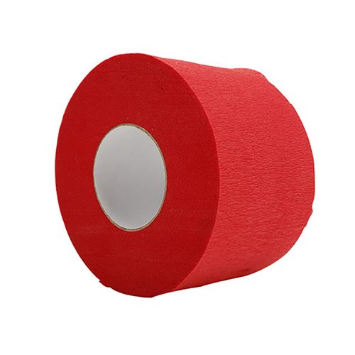 LJJCSFF 1 Roll Disposable Barber Paper Neck Strips Haircutting Neck Tape Barber Neck Bands Neck Tissue Paper for Barbers Neck Wrap Red