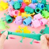 80 PCS Finger Puppets Toys Cute Monster Finger Puppets Soft Rubber Stretchy Fidget Doll Toys for Role Playing Birthday Kids Party Favors, 14 Random Styles