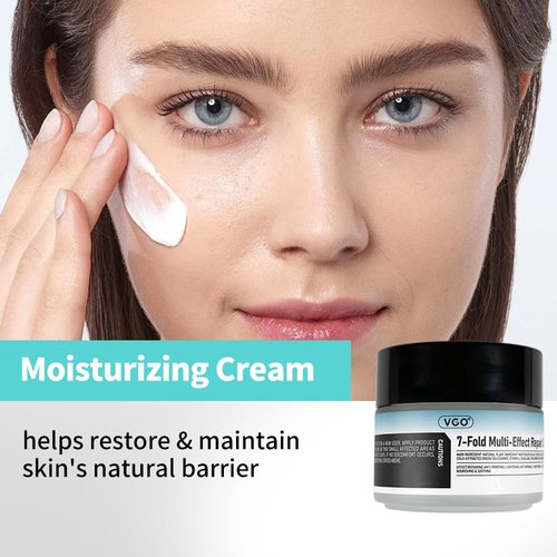 VGO Moisturizer Face Cream, 7-Fold Multi-Effect Repair Facial Cream, Daily Repair Moisturizer for Body and Face - Perfect for Every Skin Type 100ml / 3.53oz
