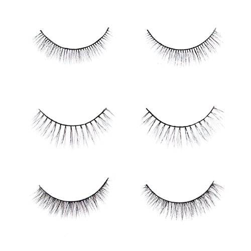 Forever 21 Eyelashes 3-Pack Naked Eyelashes Set, Voluminous False Lashes, 3D Faux Lashes | F21 Beauty Eyelashes, Womens Eyelashes Easy To Apply, Makeup Artist Must Haves