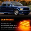 UNIONSTAR LED Front Corner Light Side Marker Light Compatible with 1994-1997 Chevy Blazer S10, Driver & Passenger Side, Side Marker Turn Signal Corner Lamps，OEM Part Number: ‎‎GM2551140、GM2550140