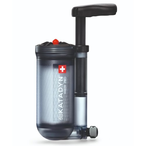 Katadyn Hiker Pro Hand Pump Water Filter for Backpacking, Camping, Emergency Survival