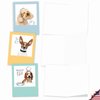 The Best Card Company - 10 Blank Dog Cards Assorted (4 x 5.12 Inch) - Adorable Boxed Animal Note Cards for All Occasions - Dogs & Doodles M6582OCB