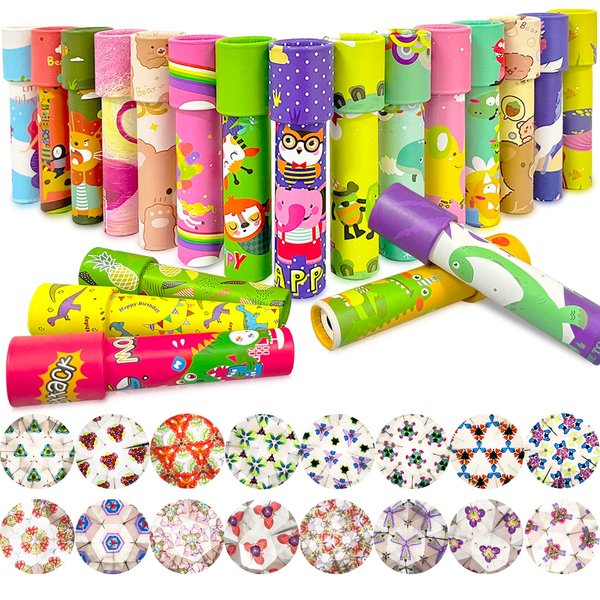 Juuxncgv 20 PCS Classic Retro Kaleidoscope Toys,Cute Educational Kaleidoscope Toy for Goodie Bag Stuffers,Kids,Party Favors,Birthday Returns Gifts, School Carnival Prizes,Classroom Prizes