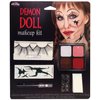 Fun World Unisex-Adult's Demon Doll Makeup Kit, Multi, Standard