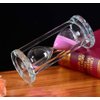 Crystal Hourglass 15/30/60 Minutes Sandglass Timers Kitchen Cooking Sand Clock Timer Home Office Christmas Birthday Present Gift Box Sand Glass (60 Minutes, Pink)