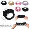 Heatless Hair Curler for Overnight Curls, Soft Scrunchie Roller Headband for Long Hair (Black)