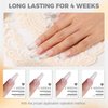 ROSALIND Clear Acrylic Nail Powder 50g/1.76oz Acrylic Clear Powder for Nail Acrylic Extension, Professional Crystal Polymer Clear Nail Powder Acrylic Nail Caving, Dry Naturally No Nail Lamp Needed
