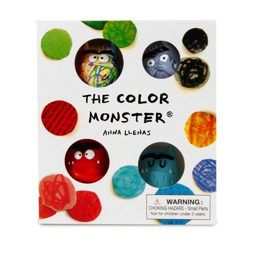 Color Monster 4 Piece Figurine Set - Emotional Learning Toys for Kids 3+