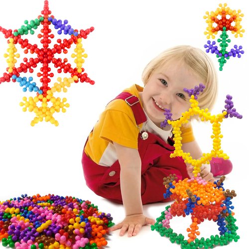 CAPT.GOOSE 200 Pcs Interlocking Set, Interactive Preschool Learning Toys, Special Building Toys for Toddlers 3-5,Stem Toys for 3 Year Old+ Essential Kids Educational Toys.