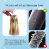 MioYio Microlink Hair Extensions Human Hair #18613 Blonde ，Micro link Hair Extensions Human Hair， Microlink Hair Extensions, Microlink Extensions ，Microlink Extensions Human 20inch 30g/pack