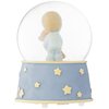 Precious Moments Jesus Loves Me Musical Snow Globe | Resin/Glass Snow Globe | Boy, Musical | Baby Gift | Baby Shower | Nursery Decor