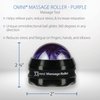 Core Products Omni Massage Ball Manual Roller Massager for Self Massage Therapy Tool, Black Cap - Purple
