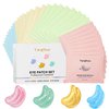 Yargkos 32 Pairs Under Eye Patches, Hydrating Eye Masks for Dark Circles Puffiness Puffy Eyes, Anti Wrinkle Collagen Undereye Pads, 32 Sets Travel Skincare Face Gel (24K Golden+Blue+Pink+Green)