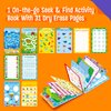 31 Dry Erase Activities Book, Reusable & Erasable Game Pad, Explore and Find, Maze Matching TIC-TAC-Toe Dot to Dot Words Interesting Educational Toy and Learning Tool for Road Trip Airplane Travel