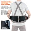 Ergodyne ProFlex 1100SF Back Support Brace, 8" Spandex Belt, Patented Stays Provide Added Support, XL,Black