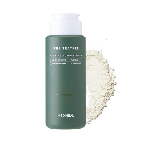 Mediheal Teatree Calming Powder Wash (1.76 oz) - Hydrating Daily Facial Cleanser with Gentle and ...