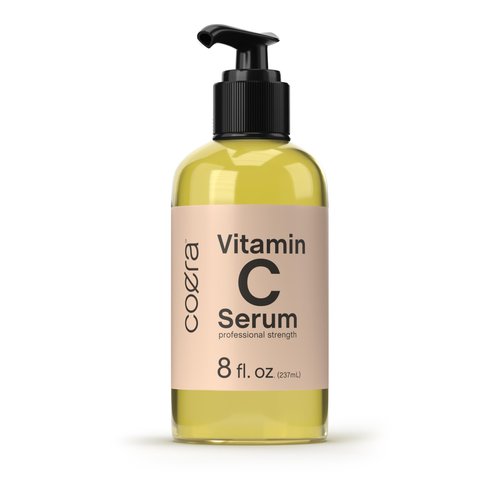 Vitamin C Serum for Face | 8 Ounces | Brightening Serum for Dark Spots | Paraben & SLS Free | Coera by Horbaach